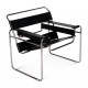 Replika designerskiego krzesła Wassilly Chair ze skóry