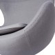 Replika äggstol i kashmir av designern Arne Jacobsen