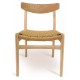 Replika krzesła Nordic CH23 wykonana ręcznie z drewna jesionowego
