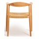 Replika židle Židle z jasanového a lanového sedadla