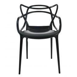 Krzesło Moises Special Edition z satynowego plastiku odpowiednie do użytku na zewnątrz