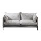 Klädd 2-sits soffa