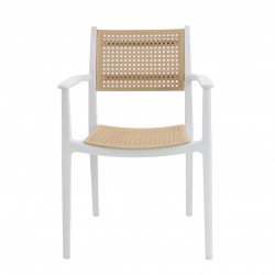 Outdoor-Stuhl aus synthetischem Rattan
