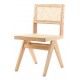 Suunnittelija Pierre Jeanneret'n replika Chandigarh-tuoli 