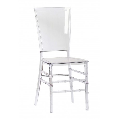 Židle Felipe Ghost z průhledného polykarbonátu