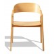 Minimalistyczne krzesło Nordic Soho z podłokietnikami